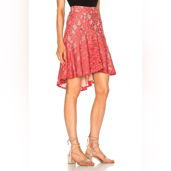 ALEXIS
Taza Top and Braxton Skirt Set in Salmon Lace (D8) - Picture 8 of 14